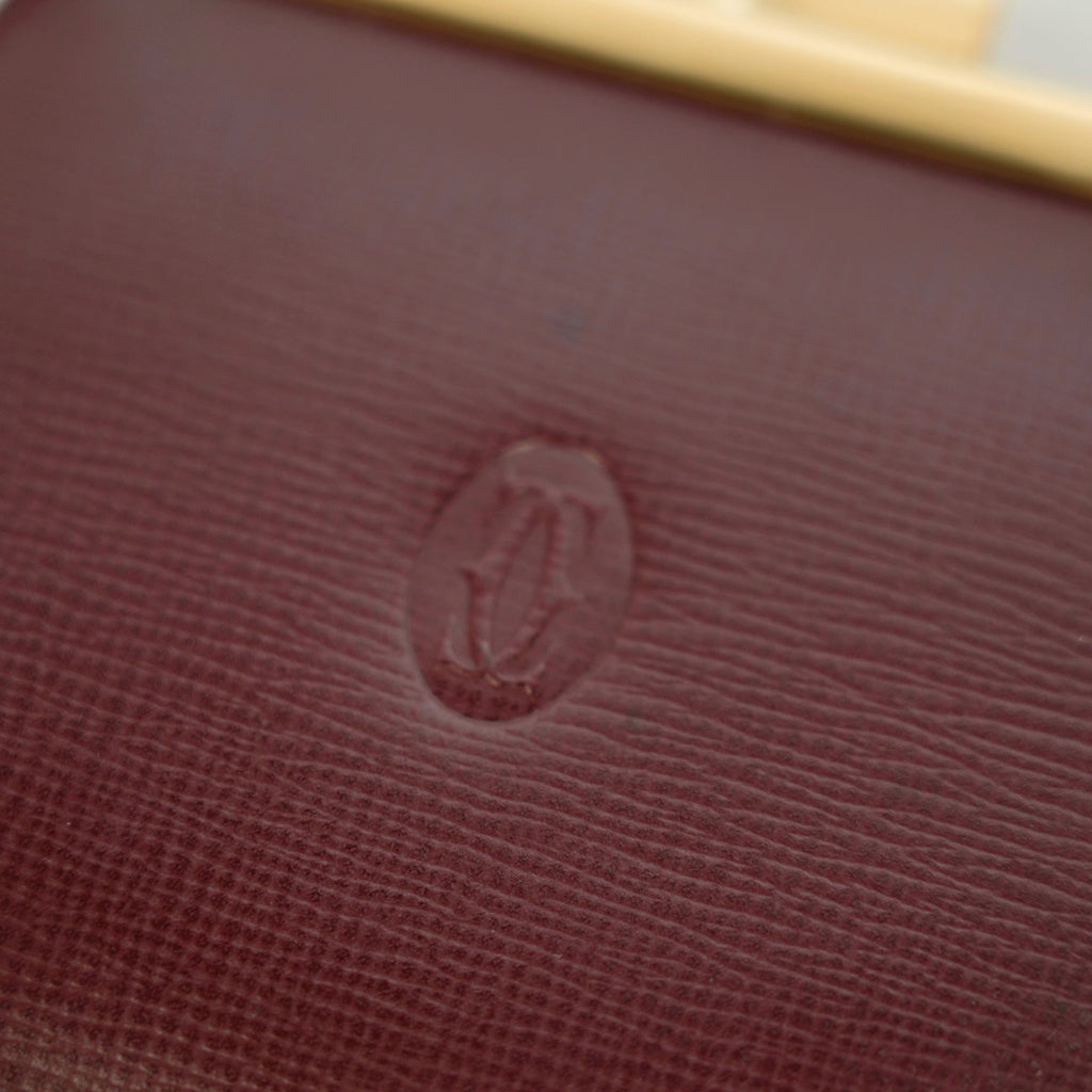 CARTIER Must Line Kiss-lock Coin Case