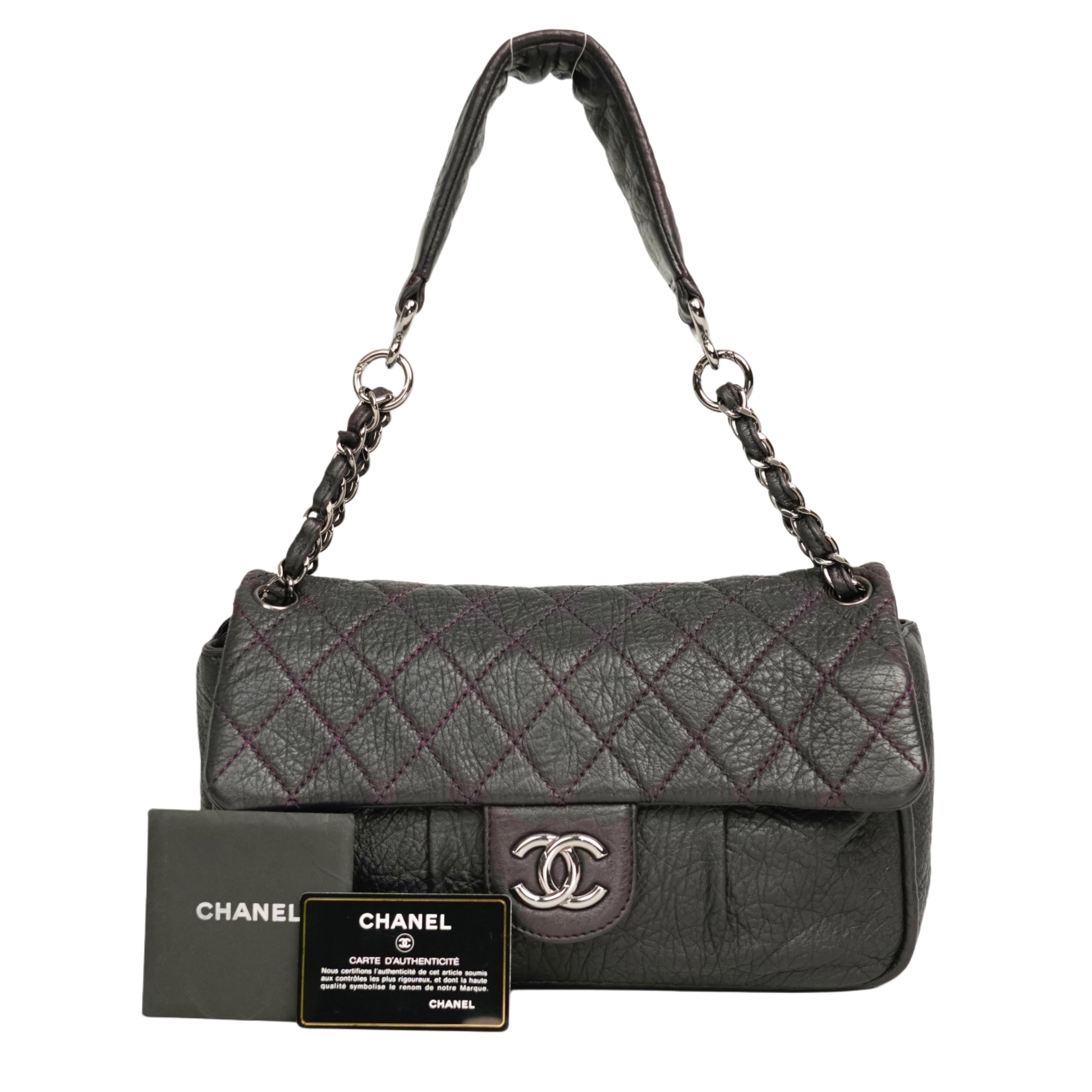 CHANEL 2008–2009 Matelassé Coco Mark Shoulder Bag