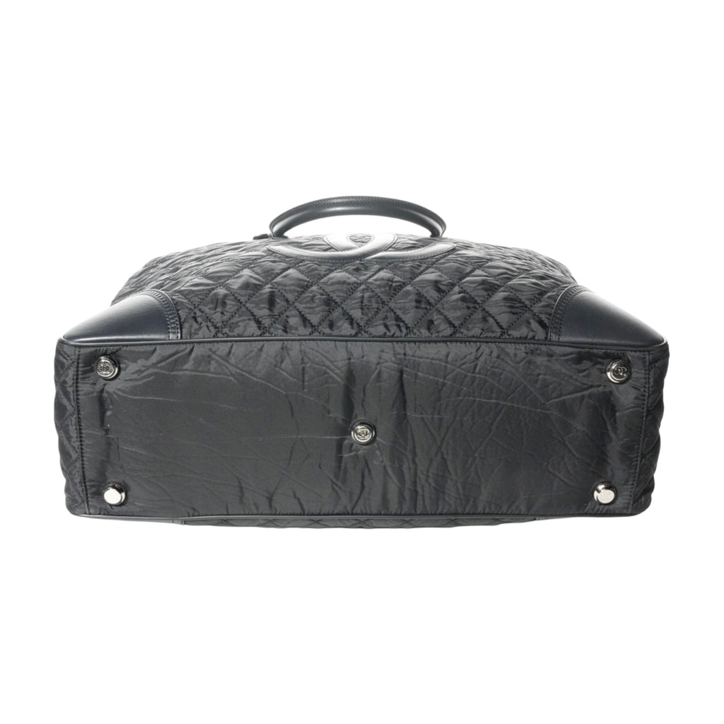 CHANEL 2005–2006 Paris-New York Boston Bag Nylon Handbag / Travel Bag