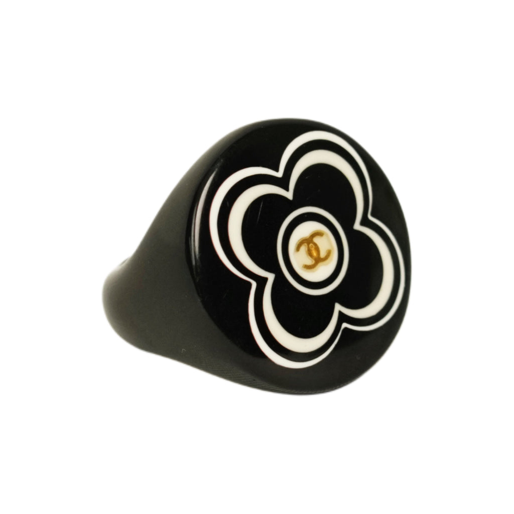 CHANEL Camellia Coco Mark Ring