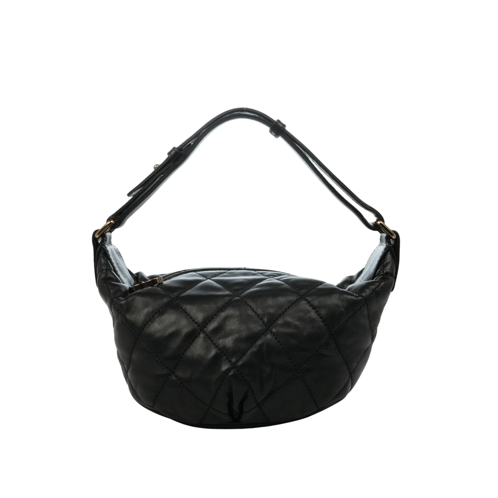 CHANEL 2005-2006 Coco Mark Wild Stitch Lambskin Shoulder Bag