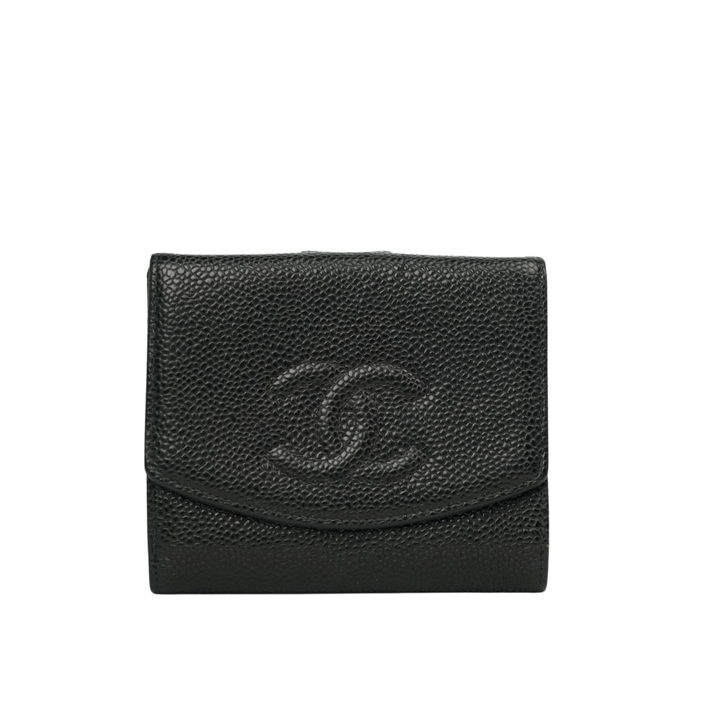 CHANEL 2000-2002 Coco Mark Bi-fold Wallet