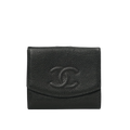 CHANEL 2000-2002 Coco Mark Bi-fold Wallet