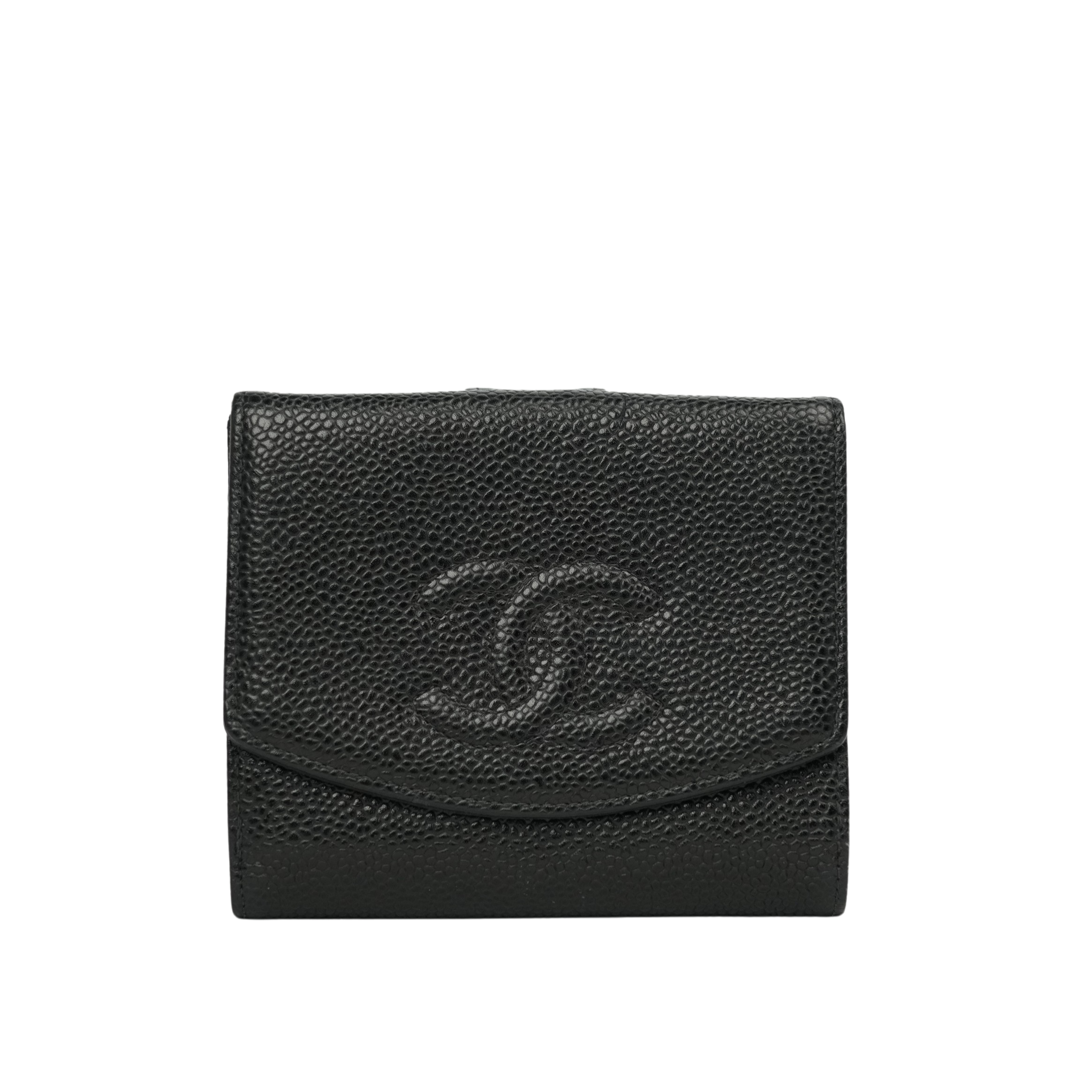 CHANEL 2000-2002 Coco Mark Bi-fold Wallet
