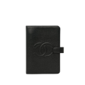 CHANEL 1997–1999 Coco Mark Caviar Leather Planner Cover