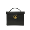 CHANEL 1991-1994 Caviar Skin Turn Lock Handbag/Shoulder Bag 2Way