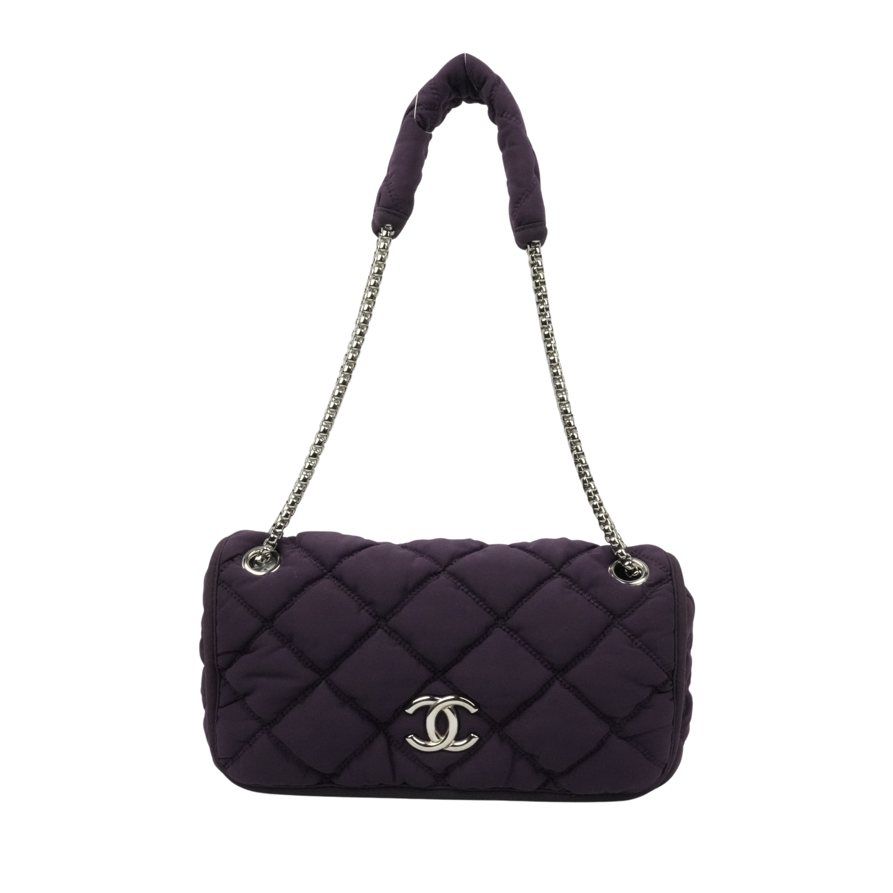 CHANEL 2008-2009 Matelassé Quilted Shoulder Bag