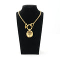CHANEL Choker Gold Necklace