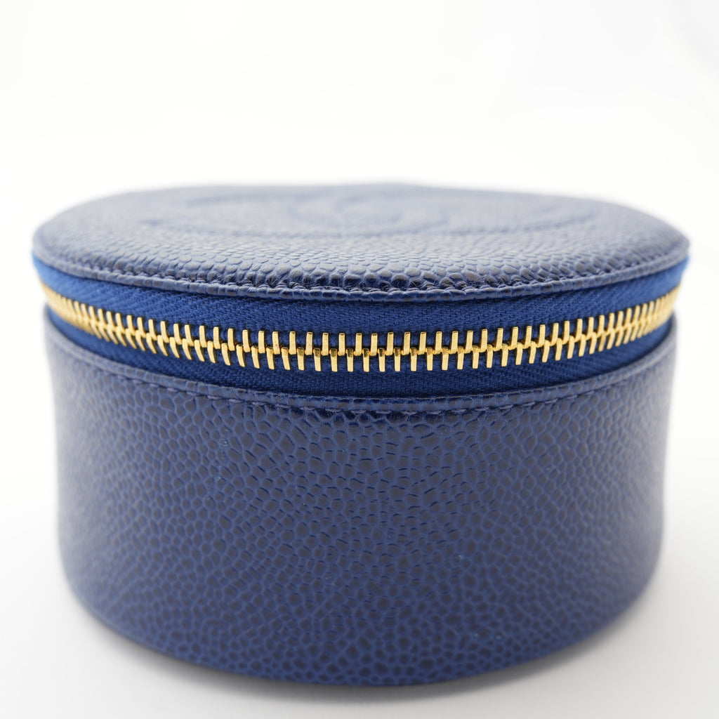 CHANEL 1994–1996 Caviar Skin Pouch Jewelry Case