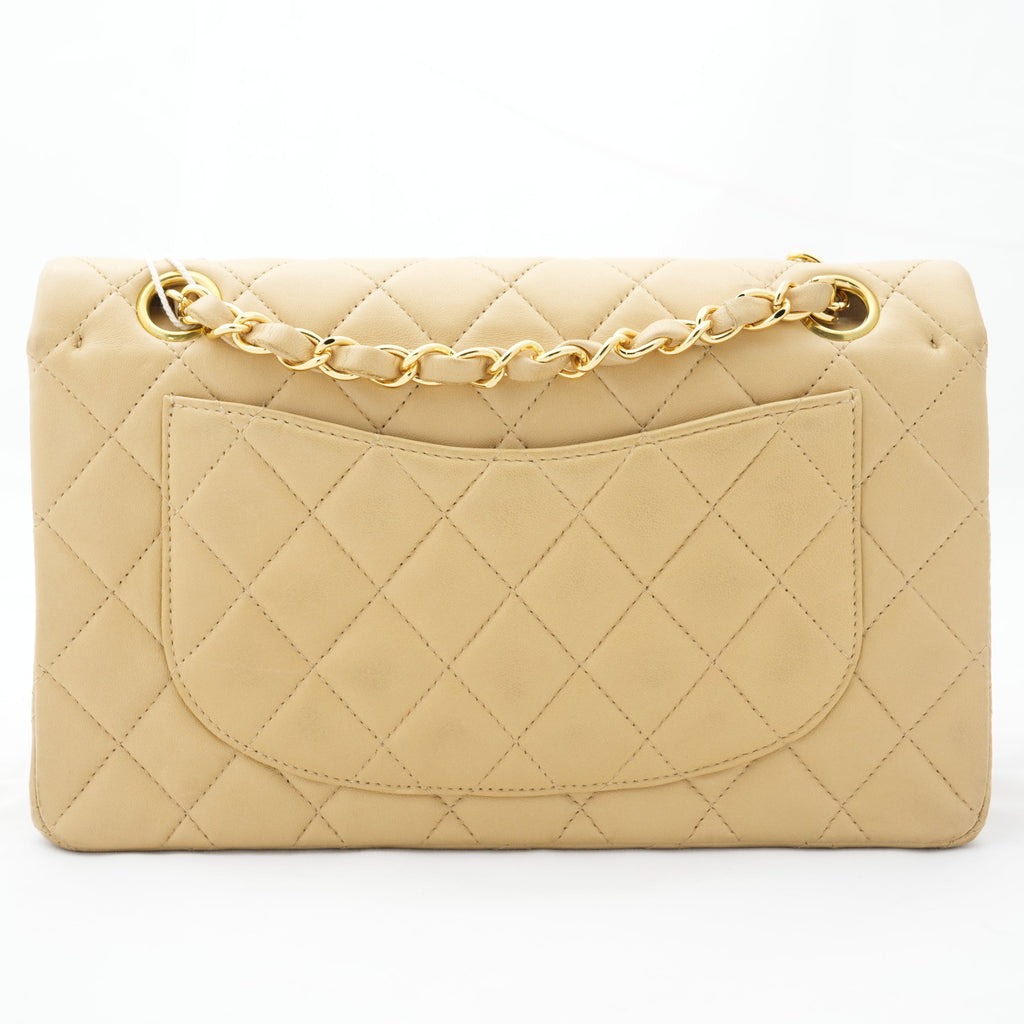 CHANEL 1997-1999 Lambskin Classic Matelassé Double Flap Shoulder Bag