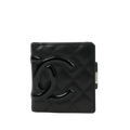 CHANEL Cambon Line Frame Double-fold Wallet