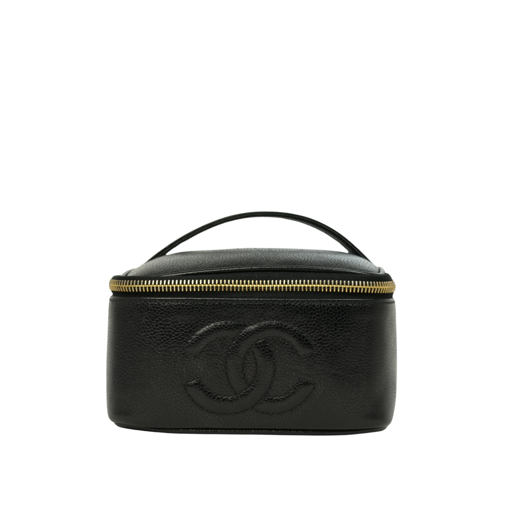 CHANEL 1996–1997 Caviar Leather Vanity Handbag