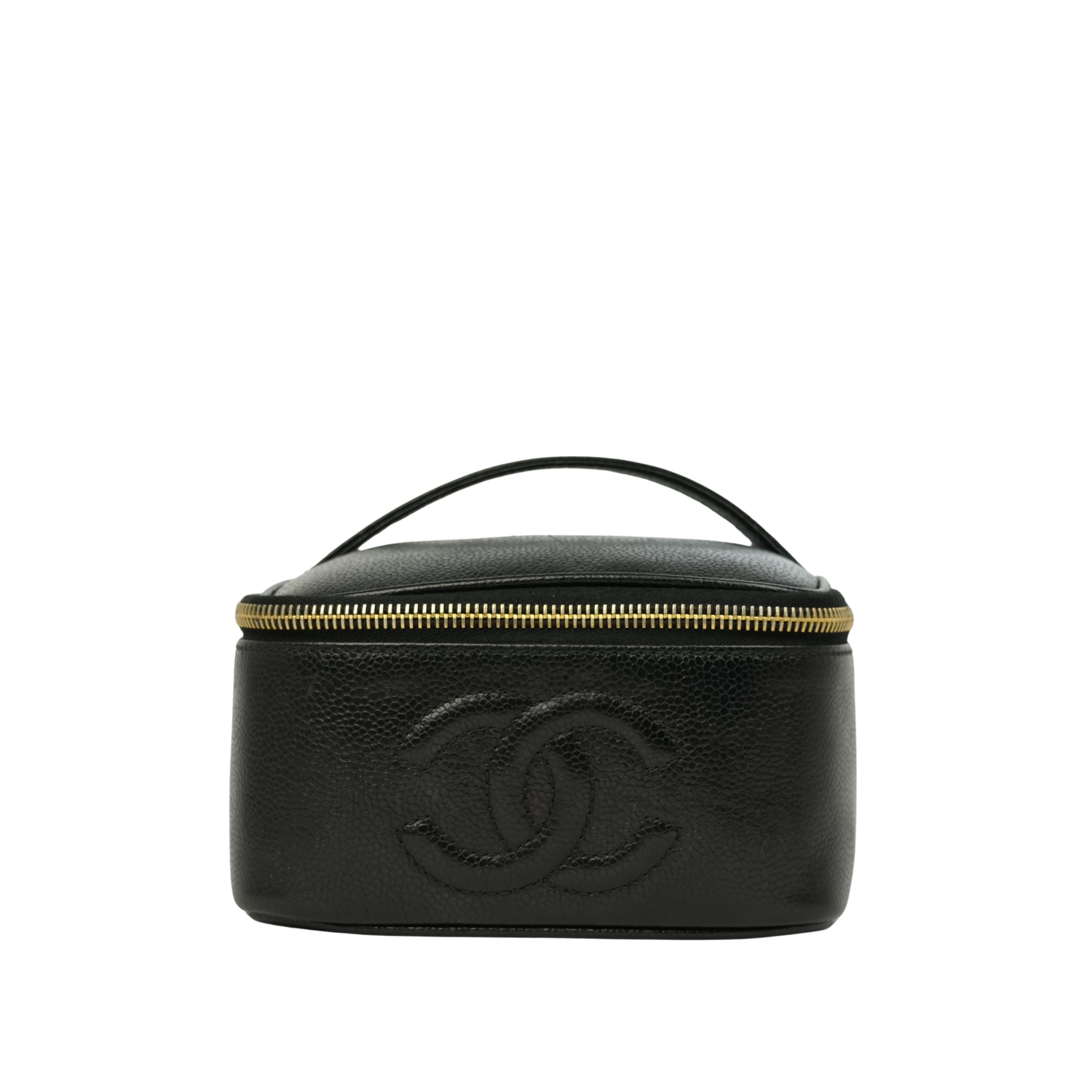 CHANEL 1996–1997 Caviar Leather Vanity Handbag