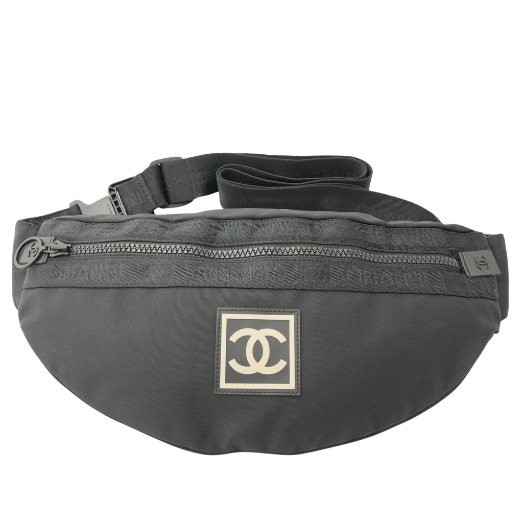 CHANEL 2003-2004 Sports Line Banana Waist Bag