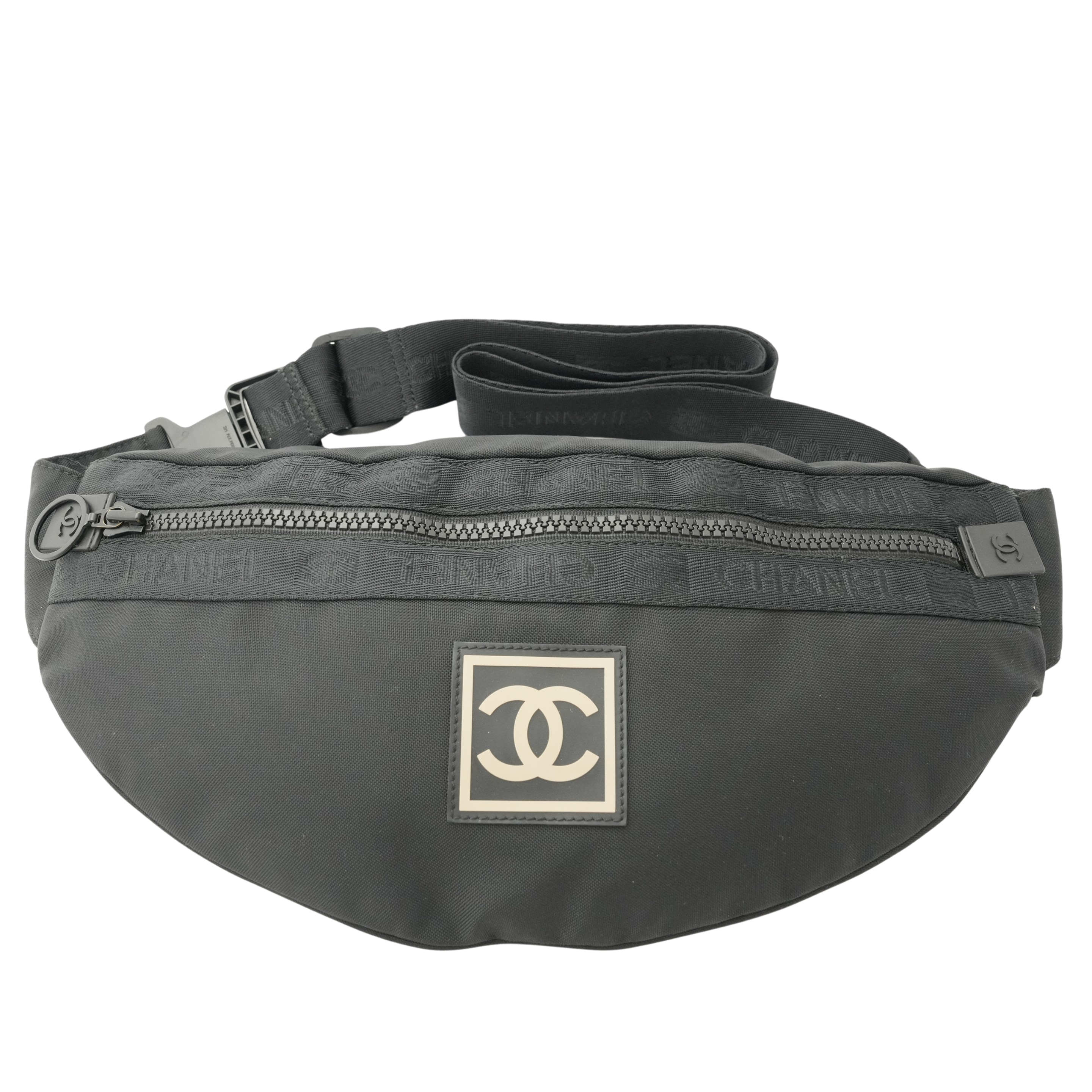 CHANEL 2003-2004 Sports Line Banana Waist Bag