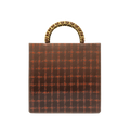 CHANEL 1994-1996 Chocobar Patent Chain Tote Bag/Handbag