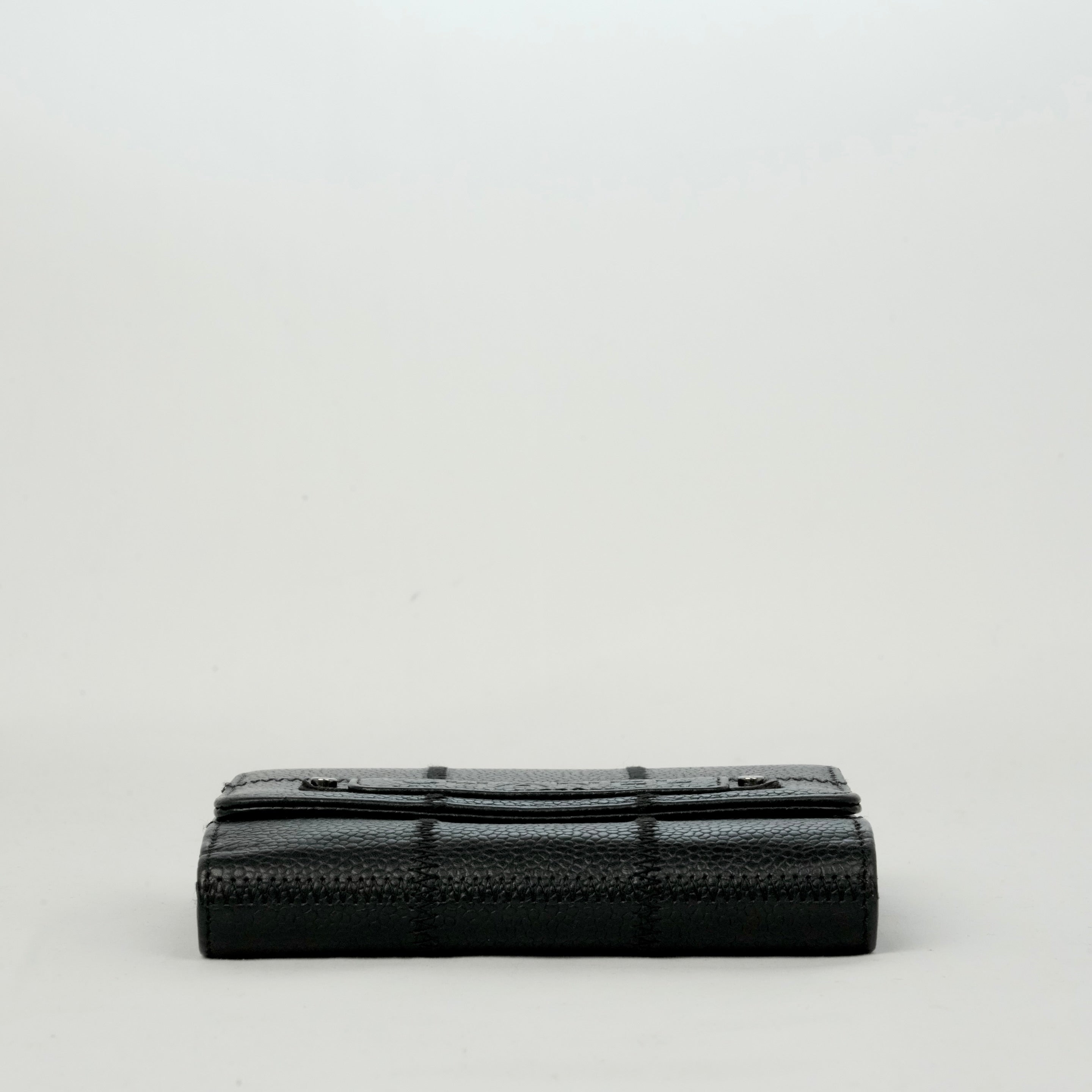 CHANEL Chocolate Bar Stitch Bi-fold Wallet