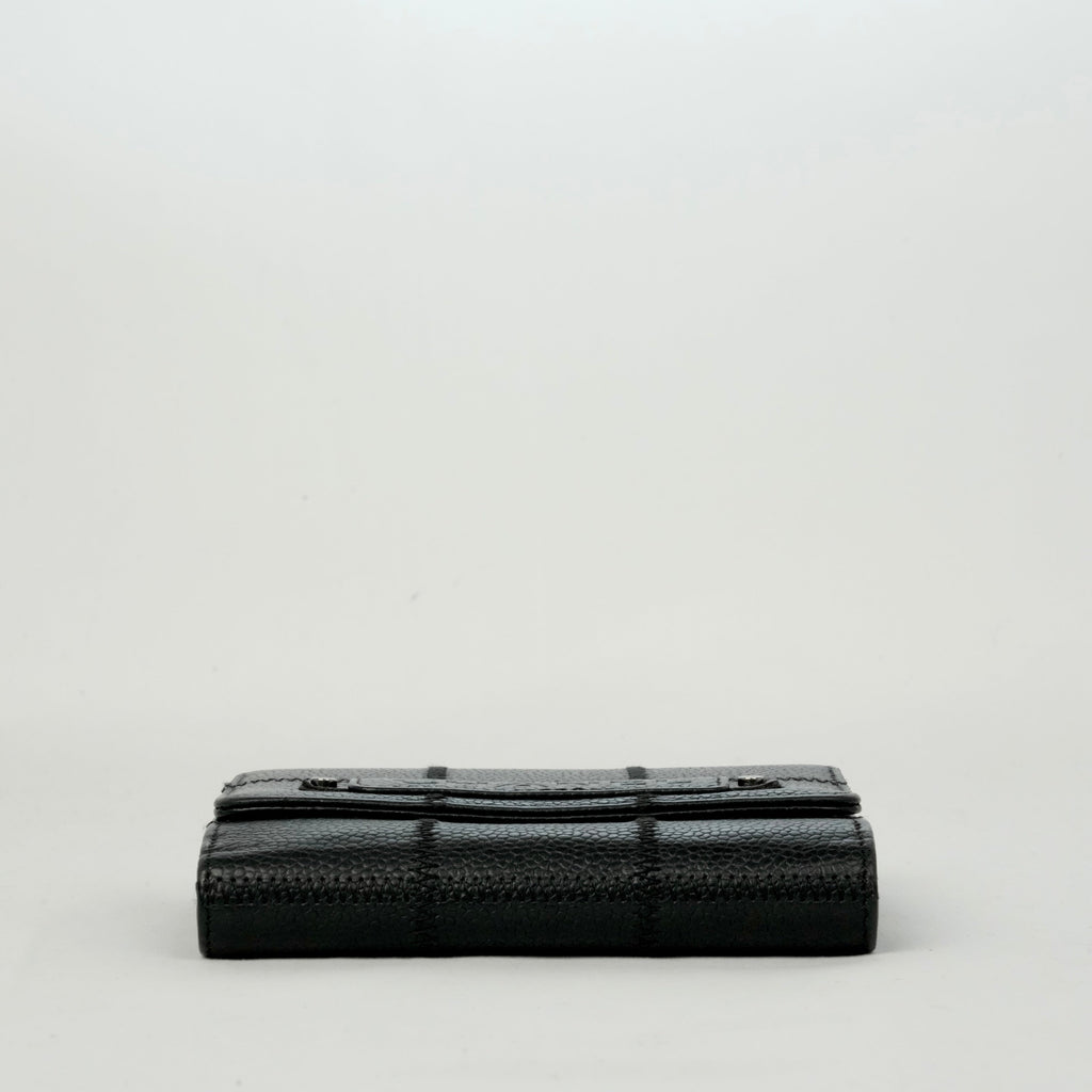 CHANEL Chocolate Bar Stitch Bi-fold Wallet
