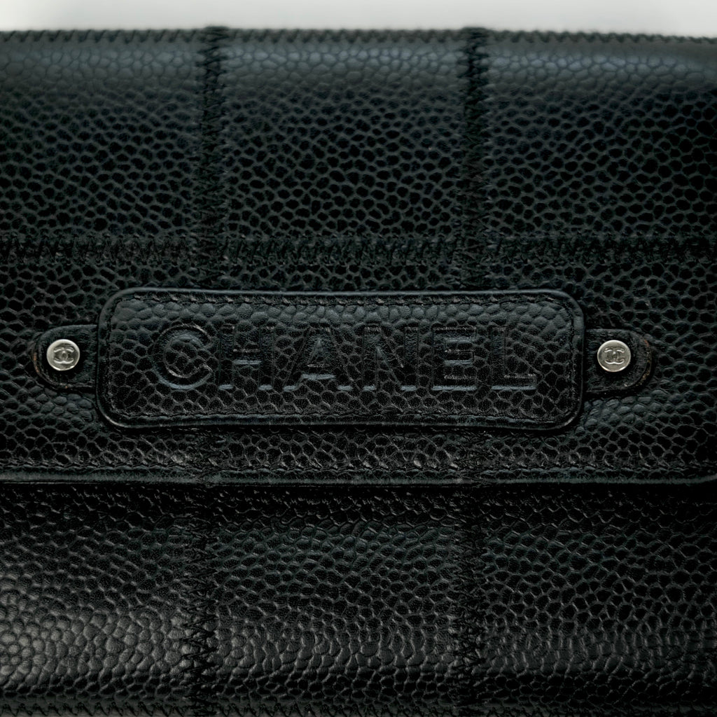 CHANEL Chocolate Bar Stitch Bi-fold Wallet
