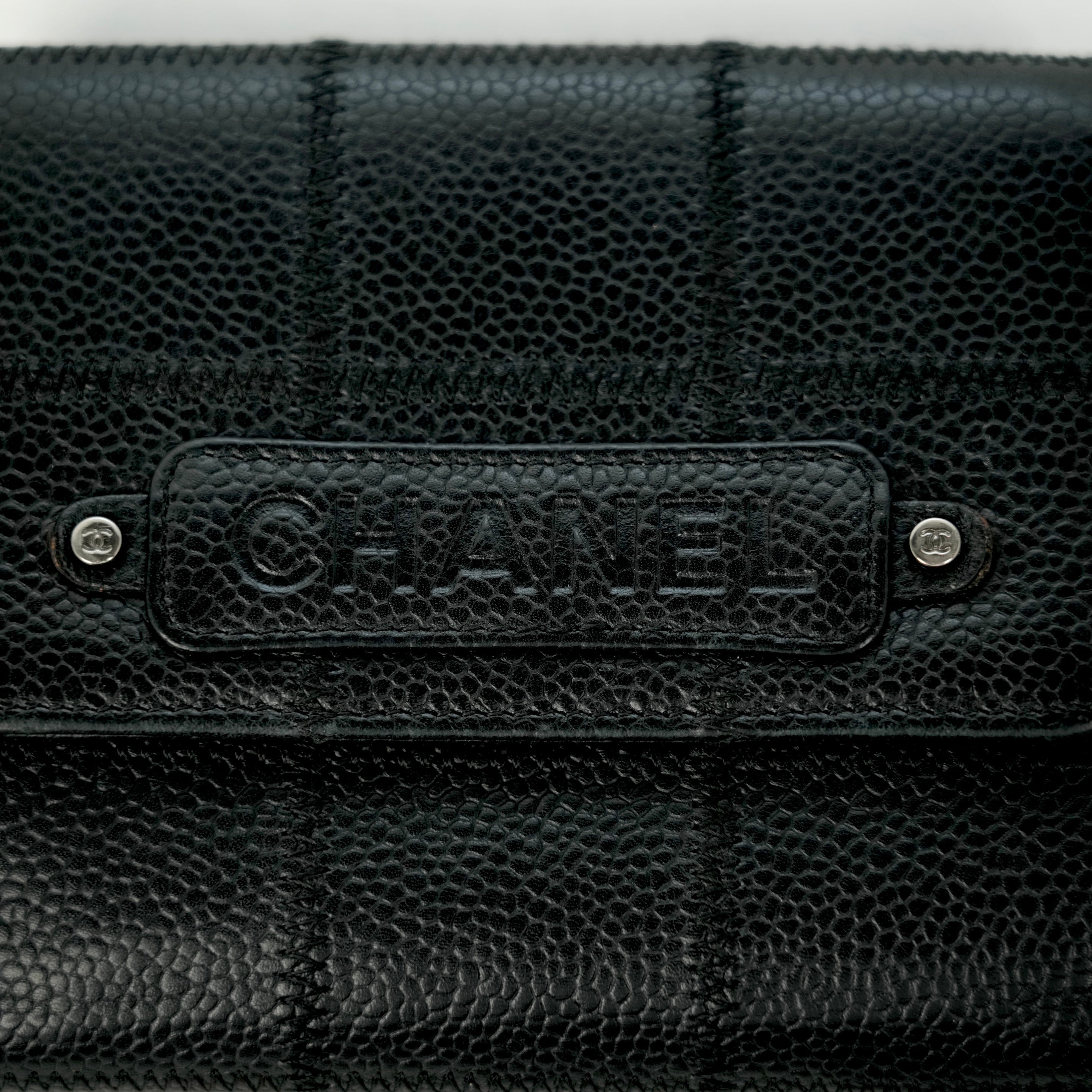 CHANEL Chocolate Bar Stitch Bi-fold Wallet