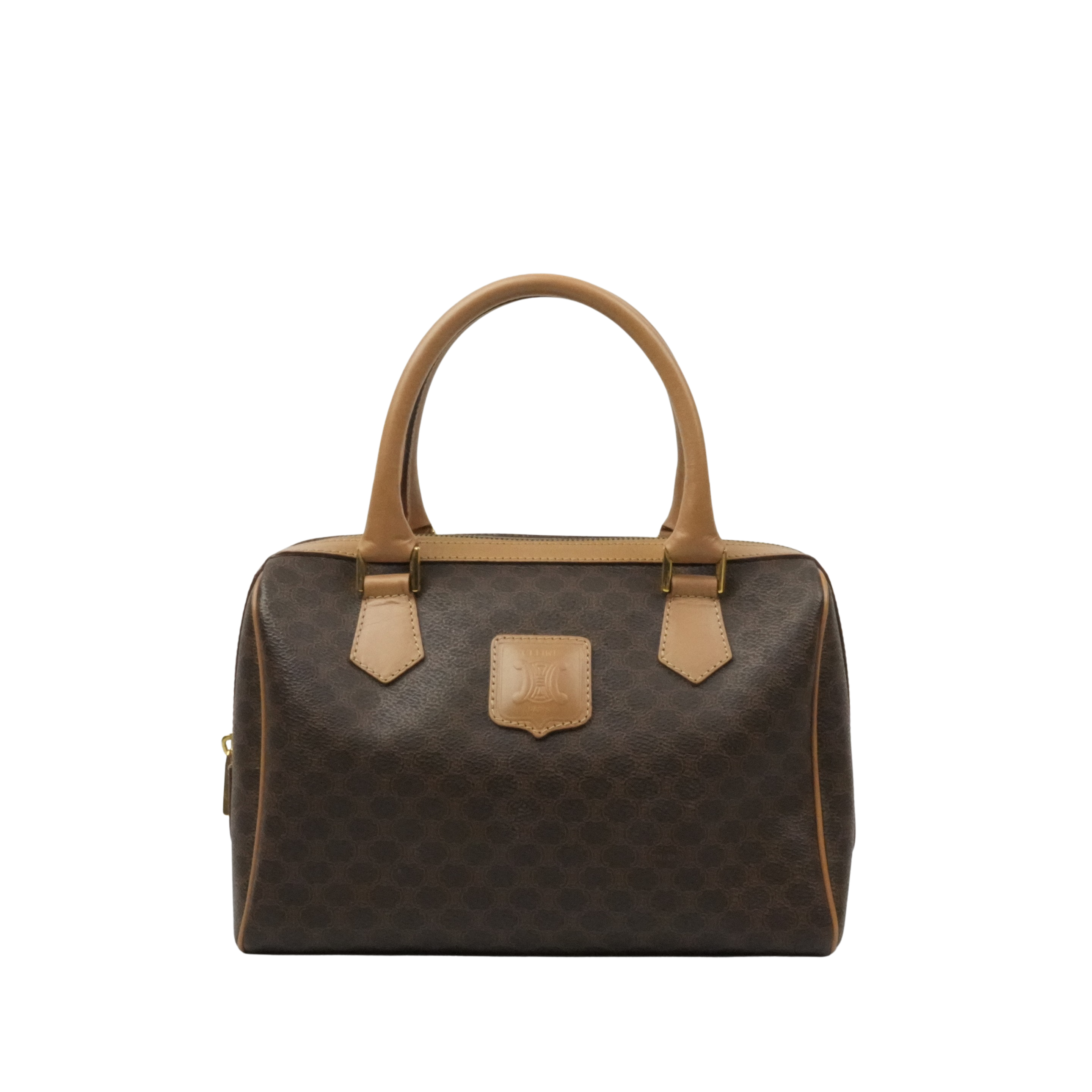 CELINE Macadam Boston Handbag