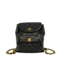 CHANEL 1994-1996 Matelassé Chain Lambskin Backpack