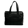 CHANEL 2005-2006 Chocolate Stitch Tote Bag/Shoulder Bag