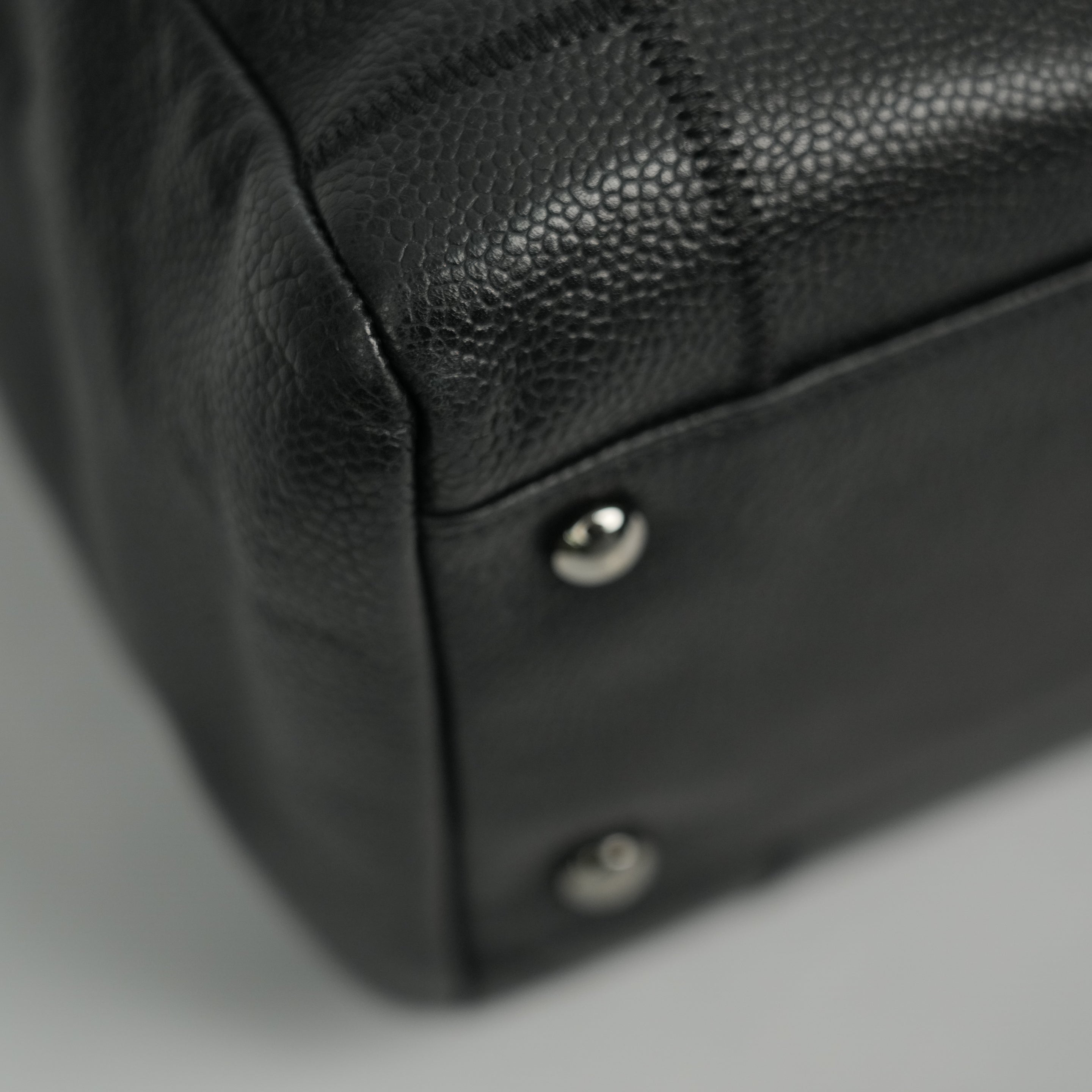 CHANEL 2005-2006 Chocolate Stitch Tote Bag/Shoulder Bag