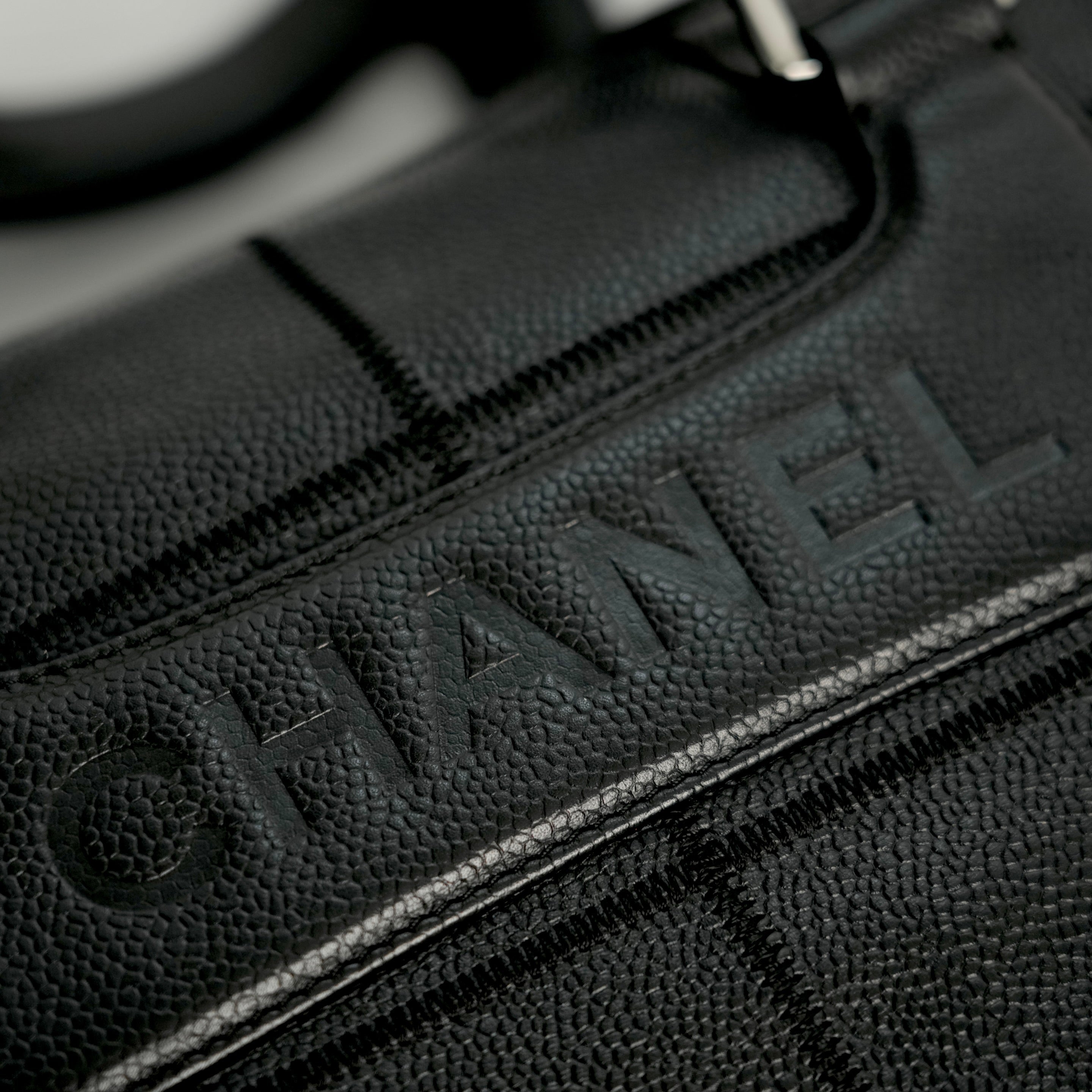 CHANEL 2005-2006 Chocolate Stitch Tote Bag/Shoulder Bag