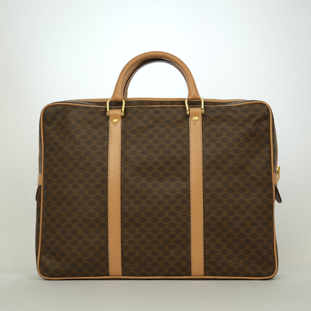 CELINE Macadam Briefcase Handbag