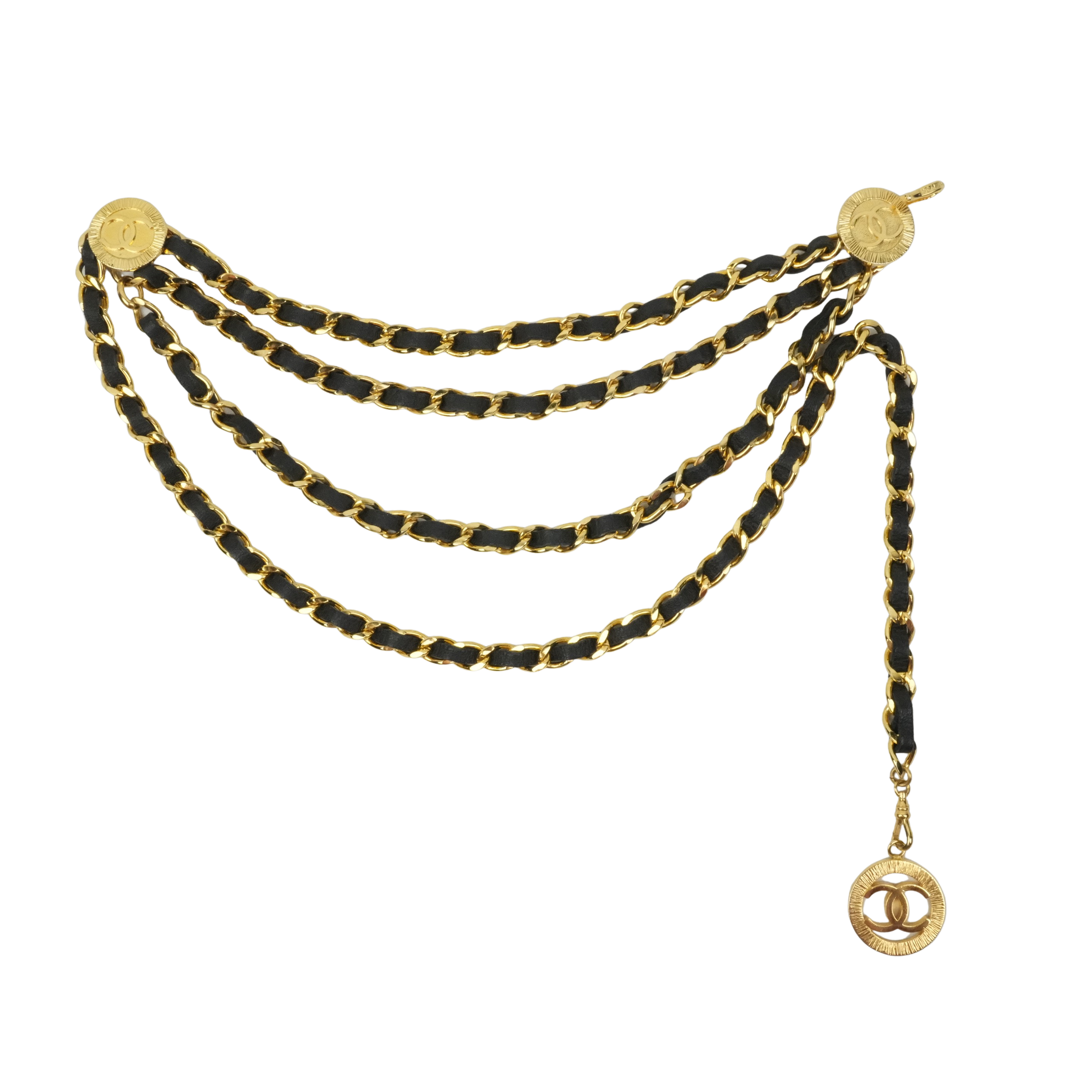 CHANEL Coco Mark Chain Belt