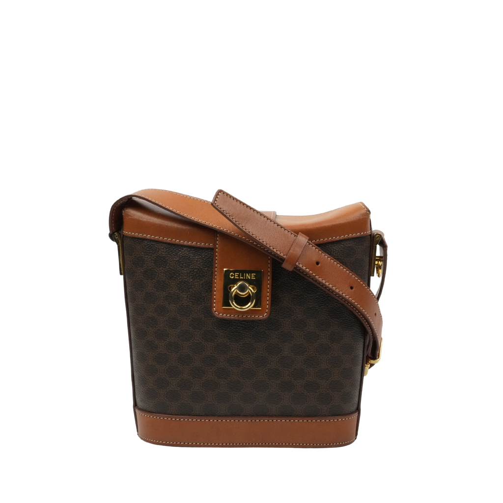 CELINE Macadam Bucket Shoulder Bag