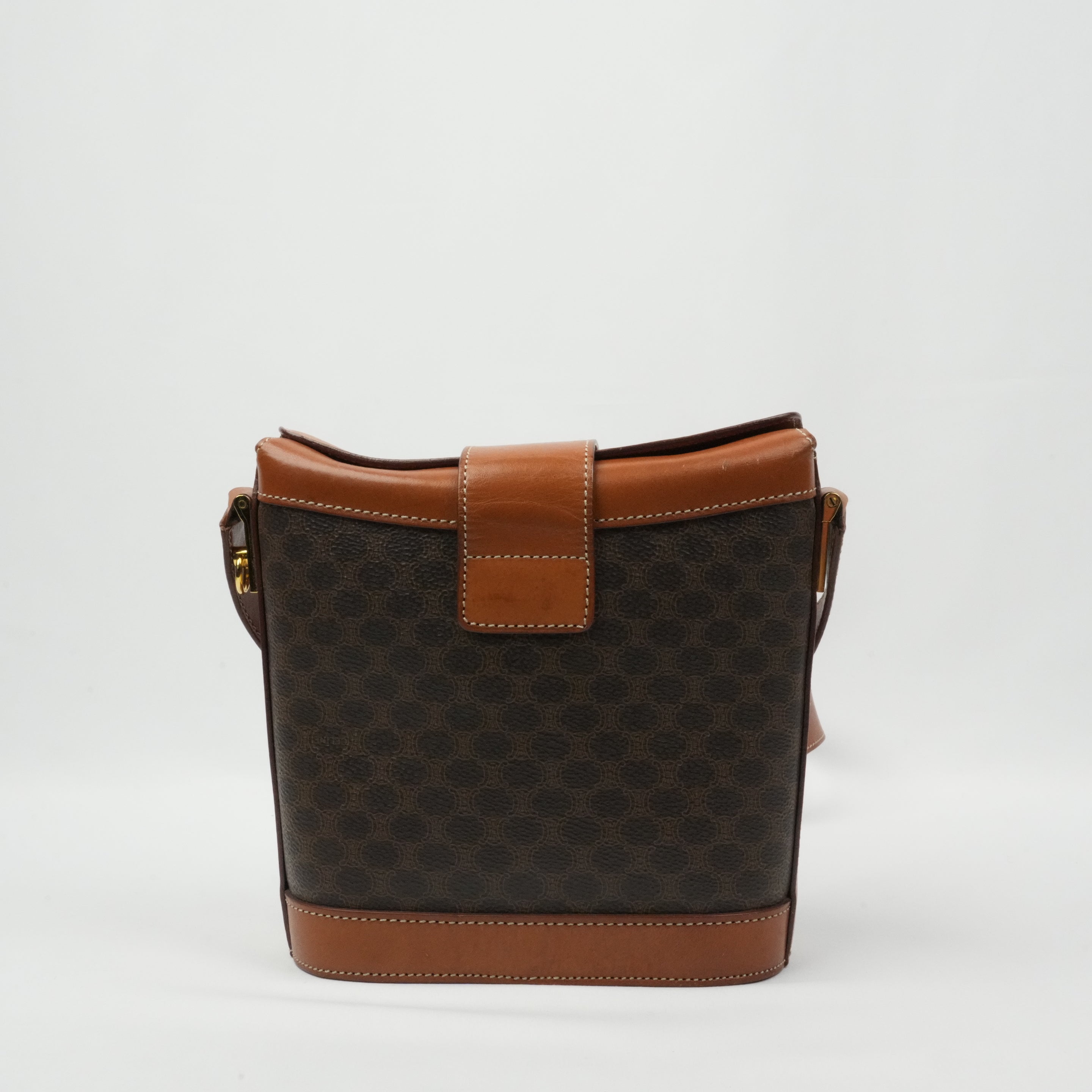 CELINE Macadam Bucket Shoulder Bag