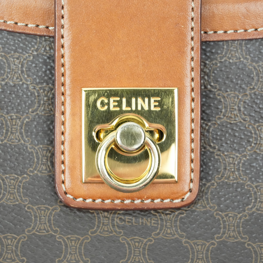 CELINE Macadam Bucket Shoulder Bag