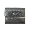 CHANEL Bicolor Compact Wallet