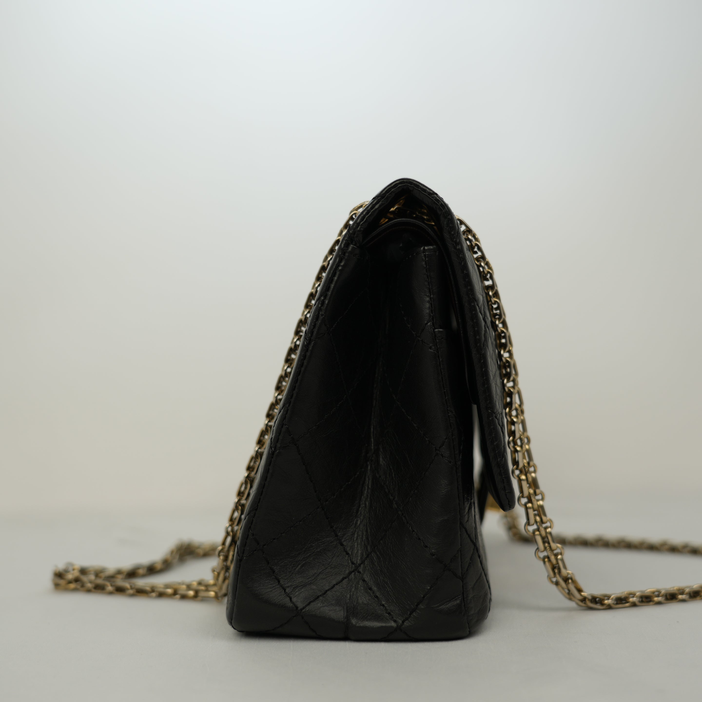 CHANEL 2008-2009 2.55 Chain Shoulder Bag