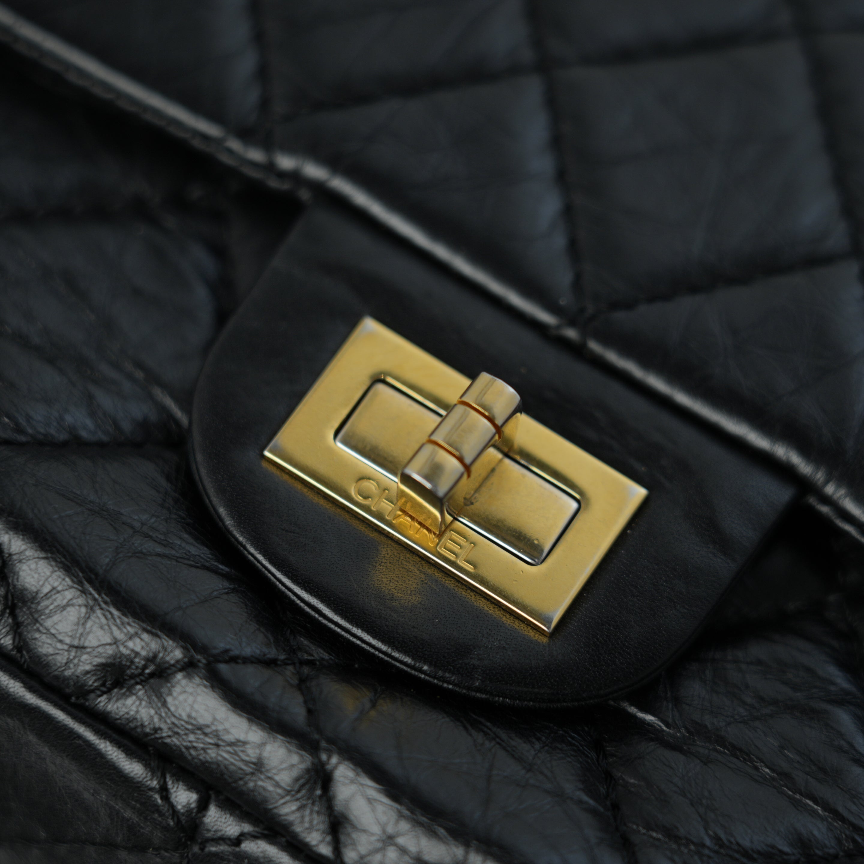 CHANEL 2008-2009 2.55 Chain Shoulder Bag