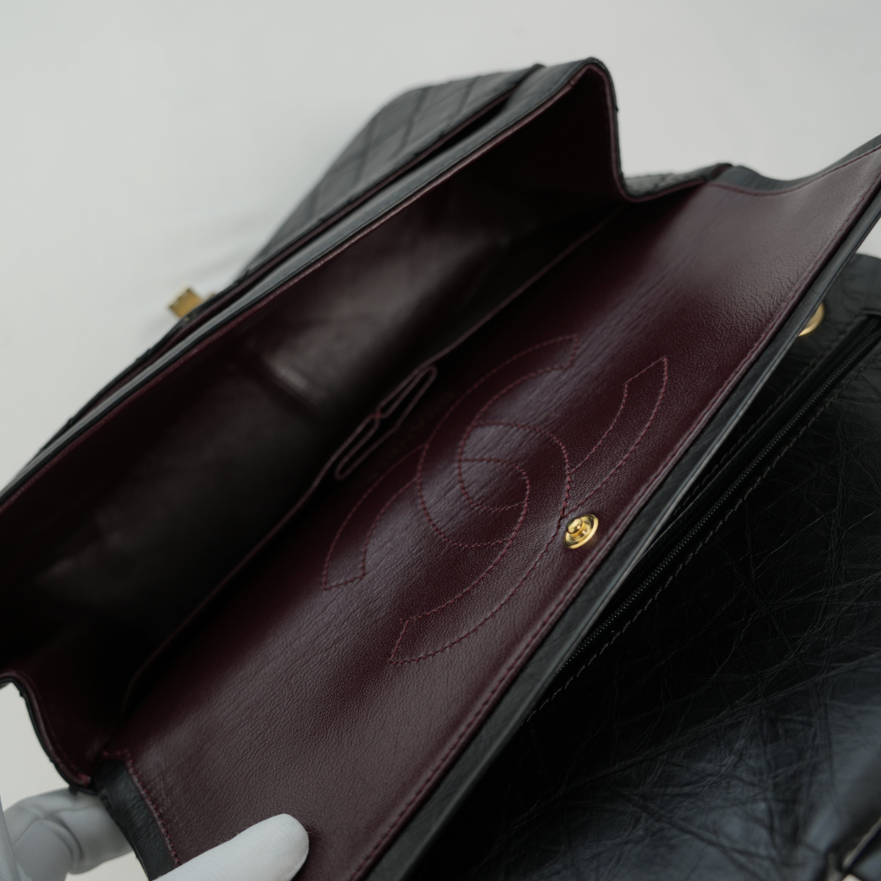 CHANEL 2008-2009 2.55 Chain Shoulder Bag