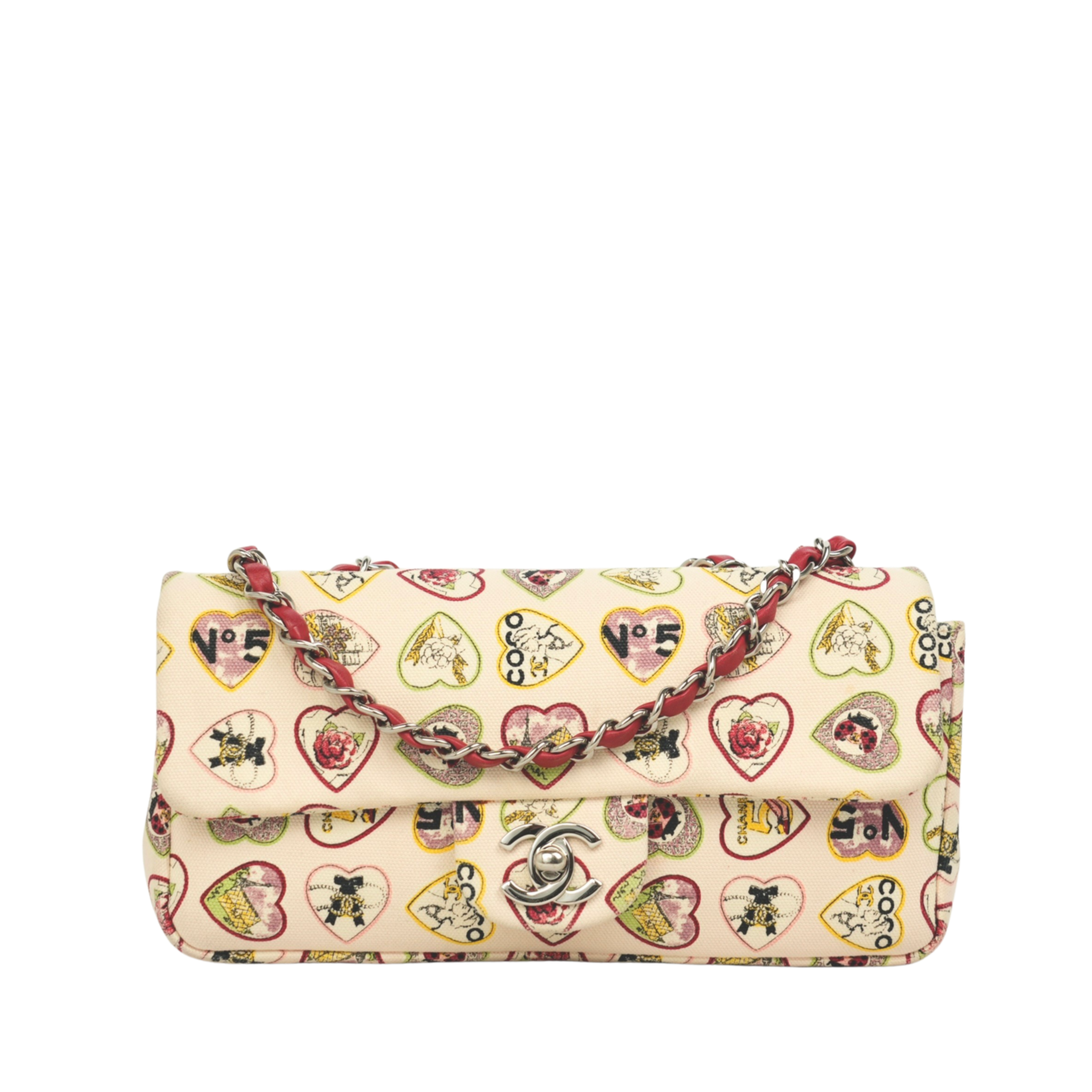 CHANEL 2005-2006 Valentine chain Shoulder Bag