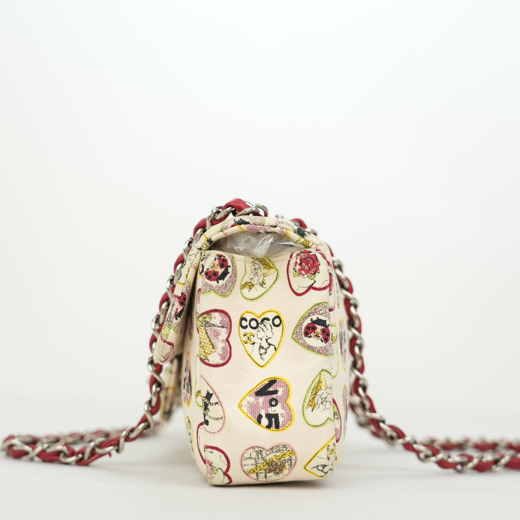 CHANEL 2005-2006 Valentine chain Shoulder Bag