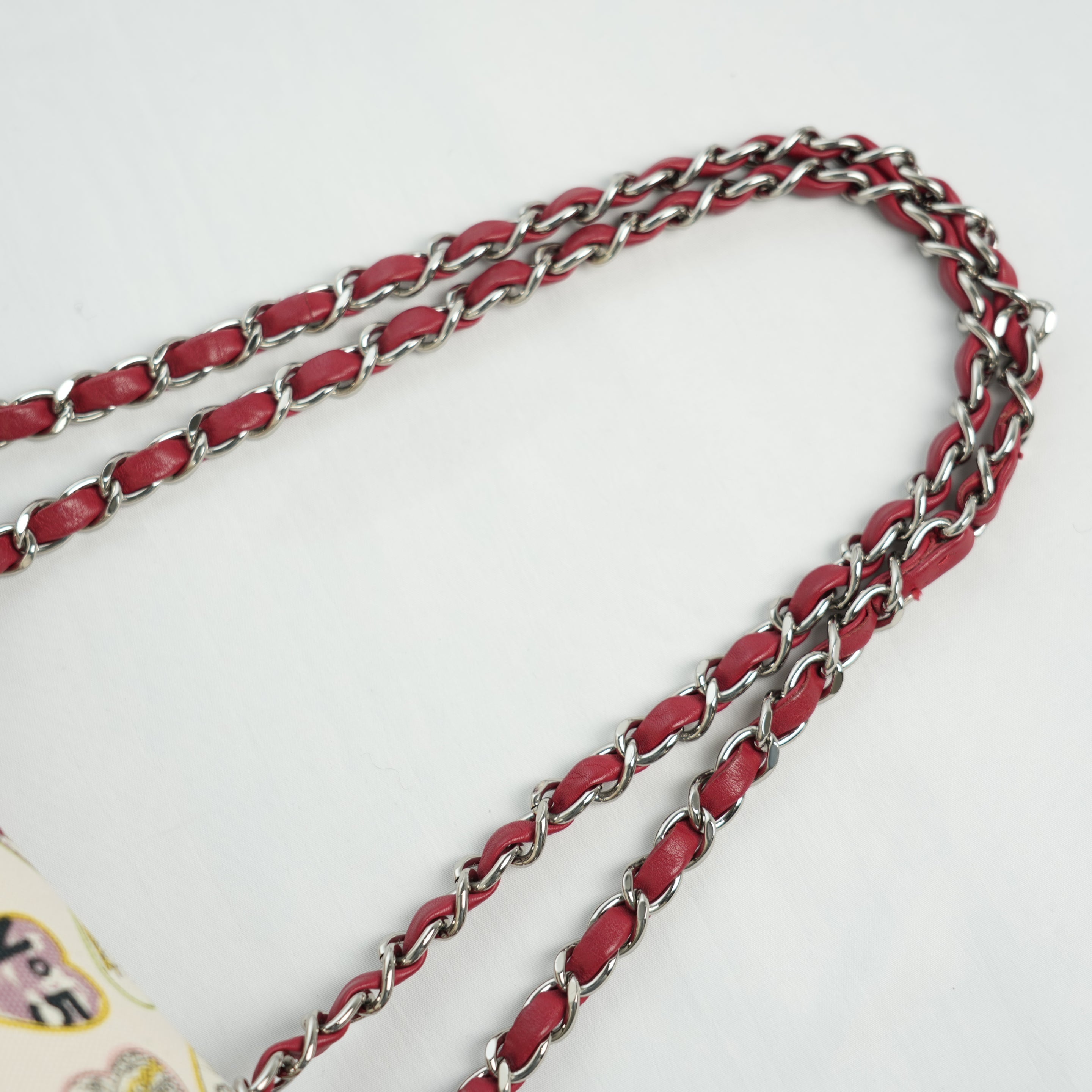 CHANEL 2005-2006 Valentine chain Shoulder Bag