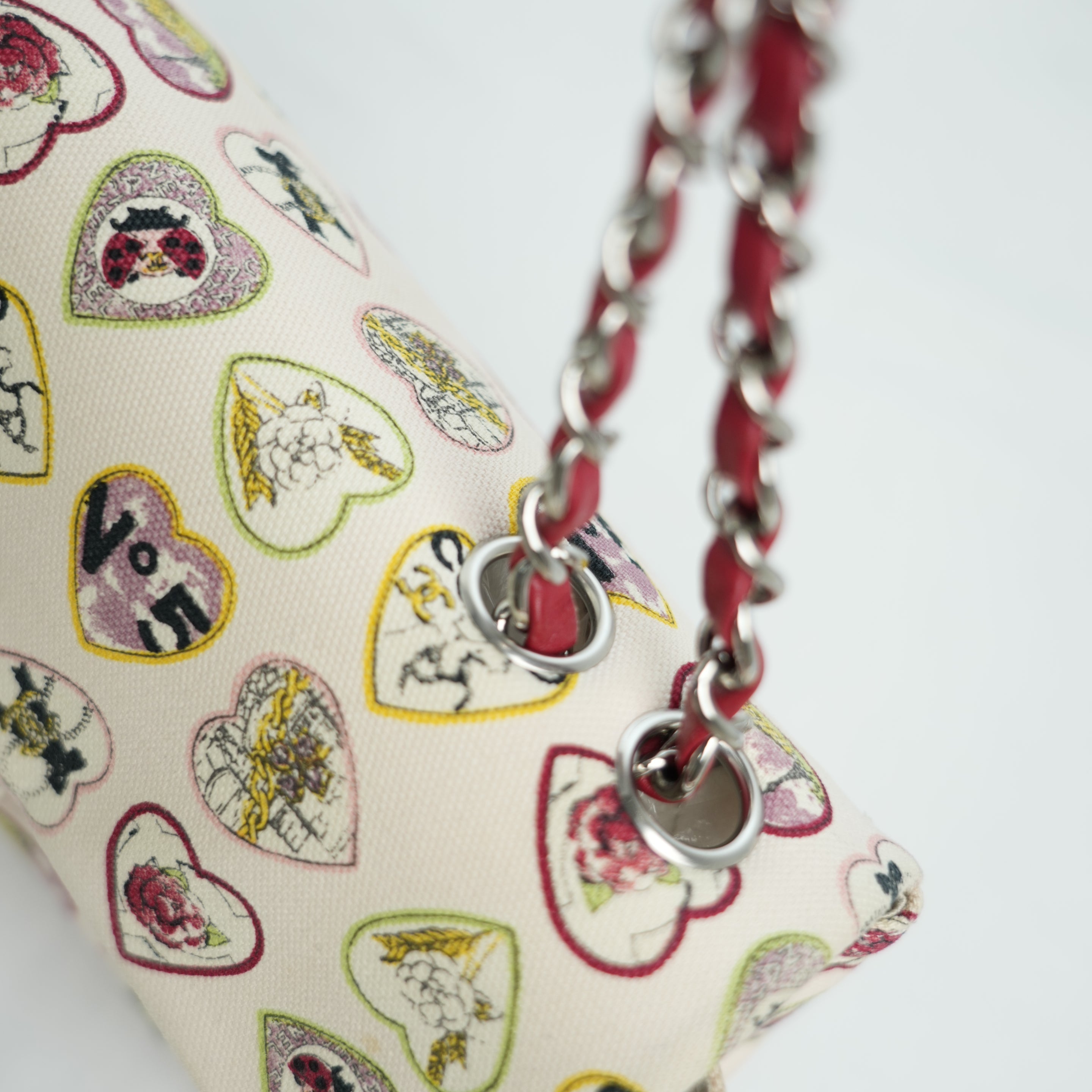 CHANEL 2005-2006 Valentine chain Shoulder Bag