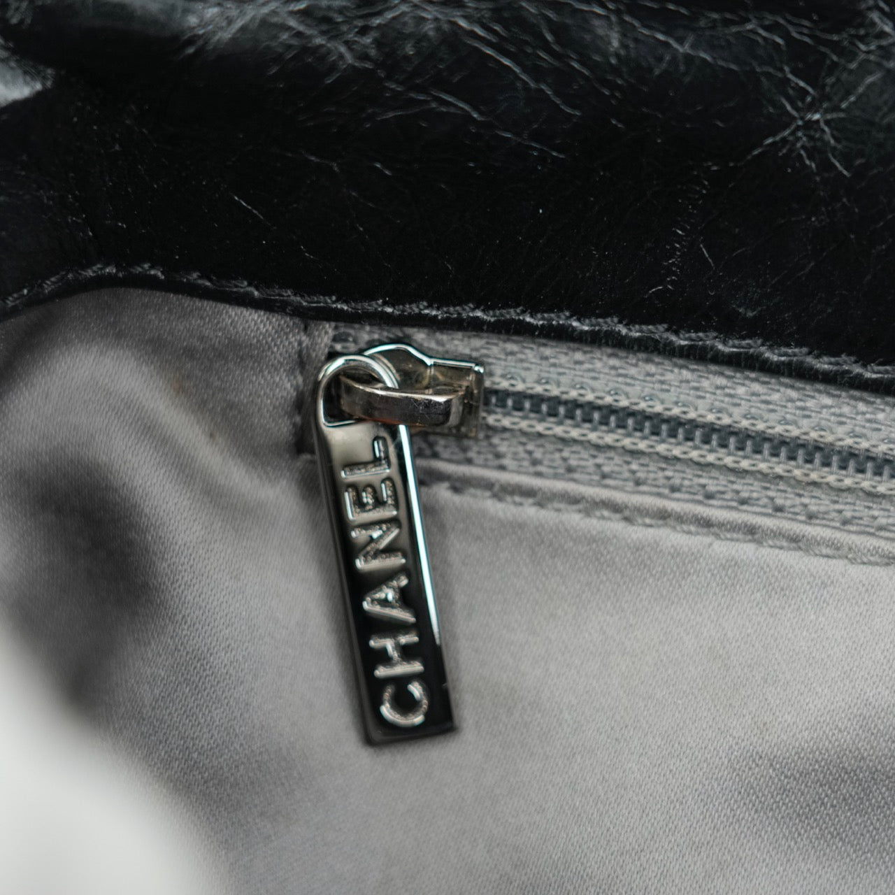 CHANEL 2009-2010 Pleated Shoulder Bag