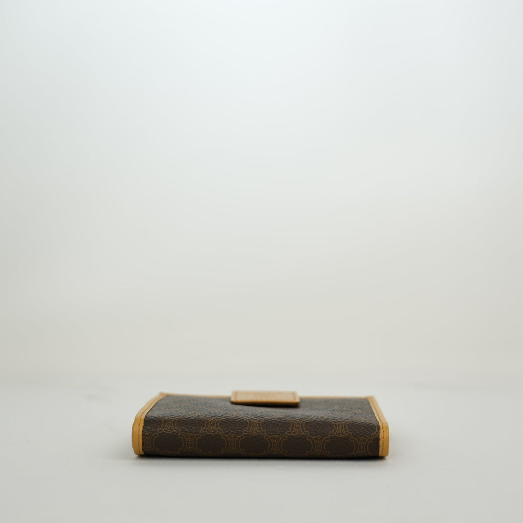 CELINE Macadam Frame Two-Fold Wallet