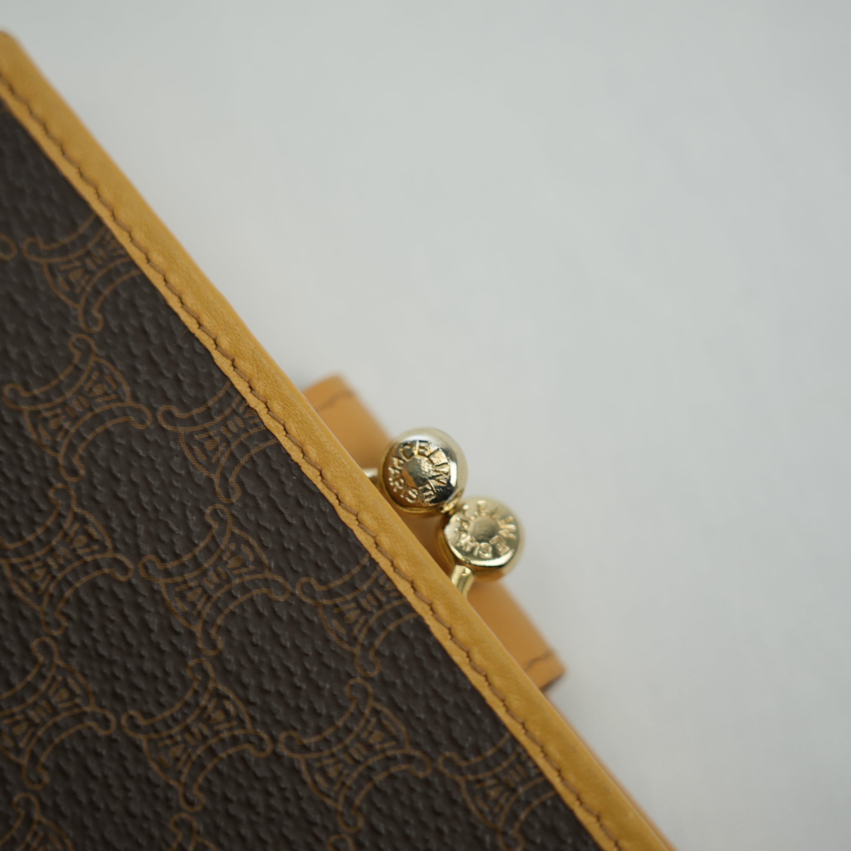CELINE Macadam Frame Two-Fold Wallet