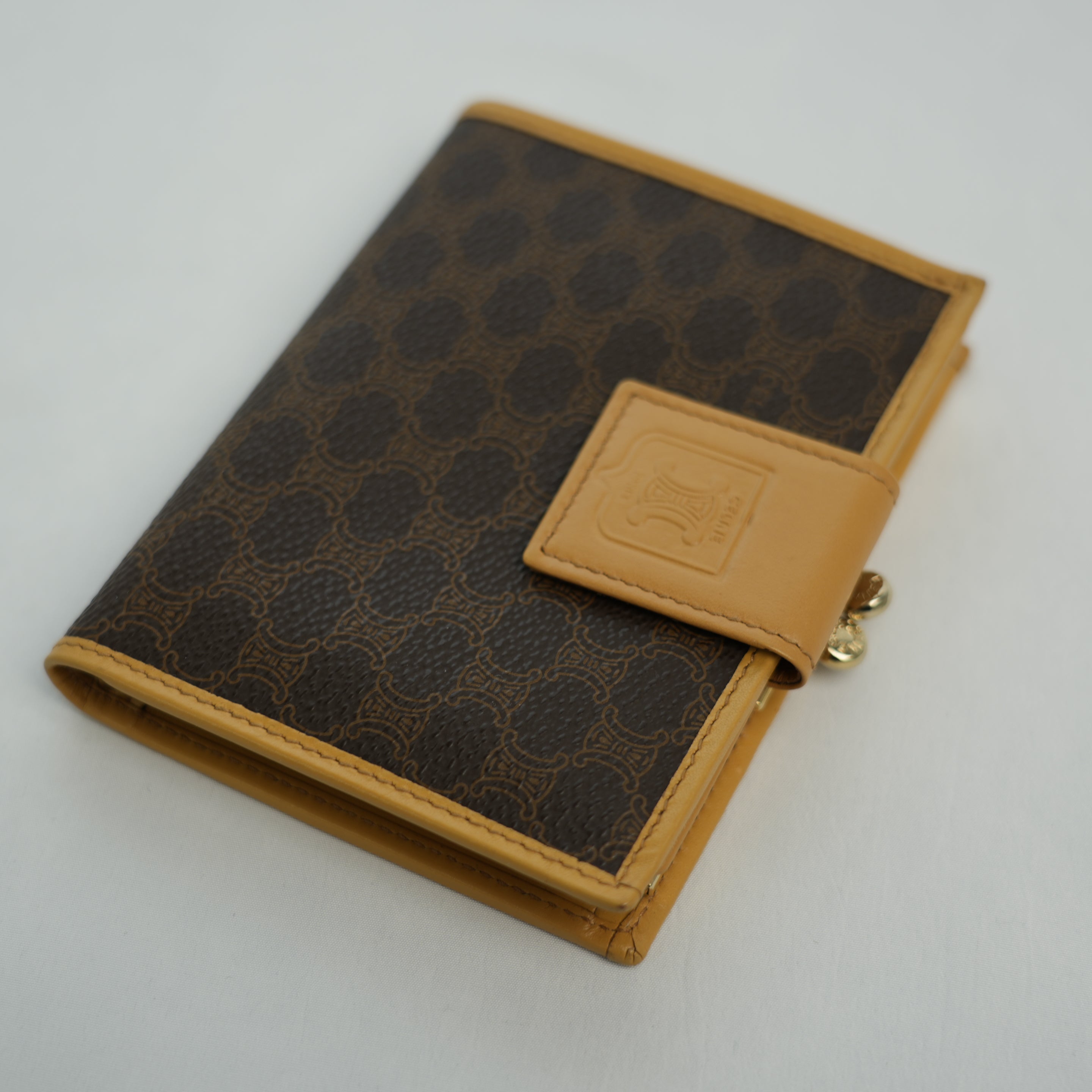 CELINE Macadam Frame Two-Fold Wallet