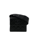 CHANEL 1991-1994 Mini MatelasseSatin Shoulder bag
