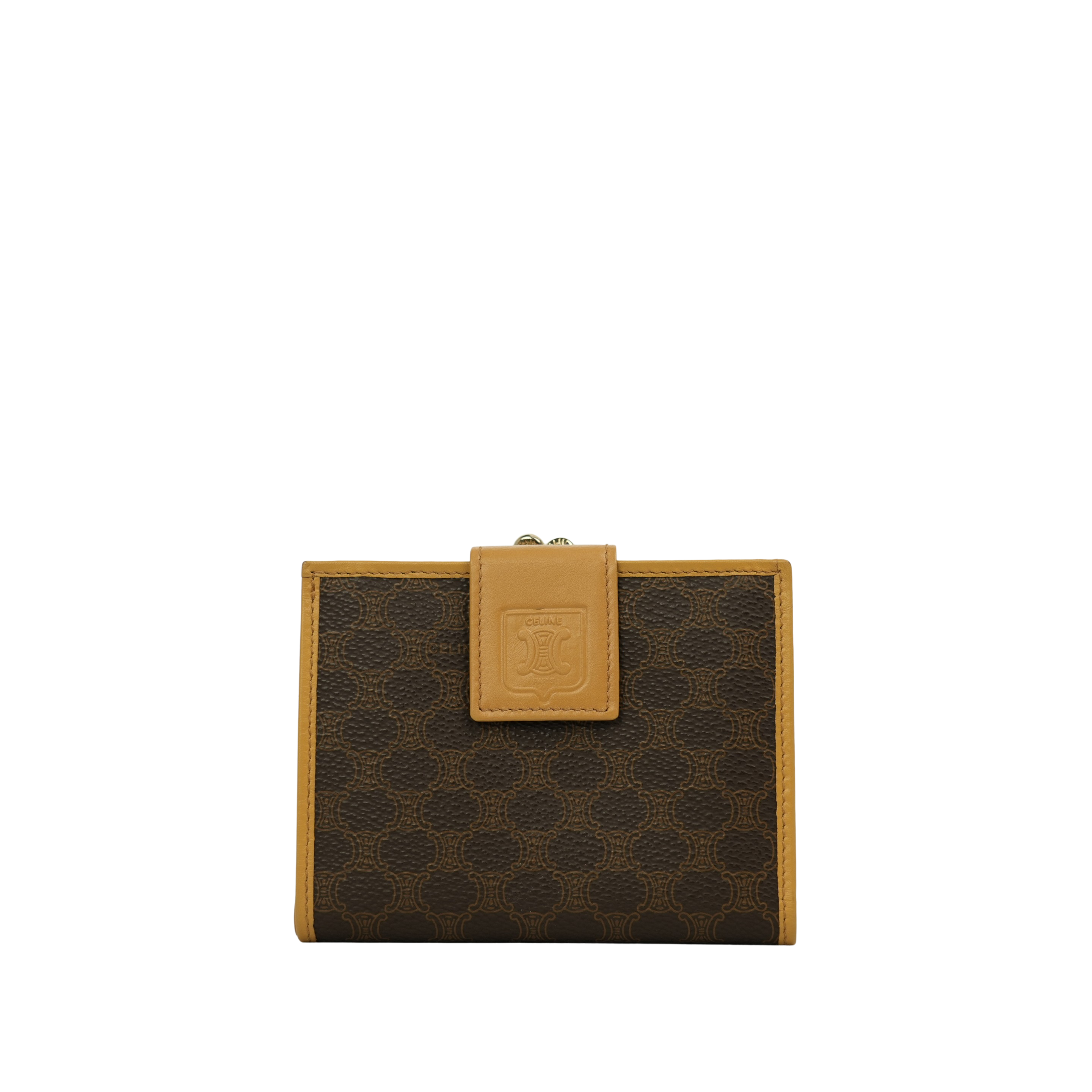 CELINE Macadam Frame Two-Fold Wallet