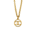 CHANEL Coco Mark Chain Necklace