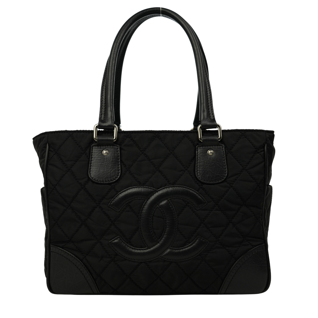 CHANEL 2008-2009 Nylon Paris-New York Tote Bag/Shoulder Bag